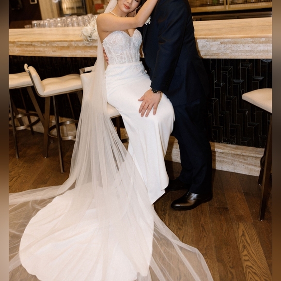 Strapless Wedding Gown - Picture 2 of 5